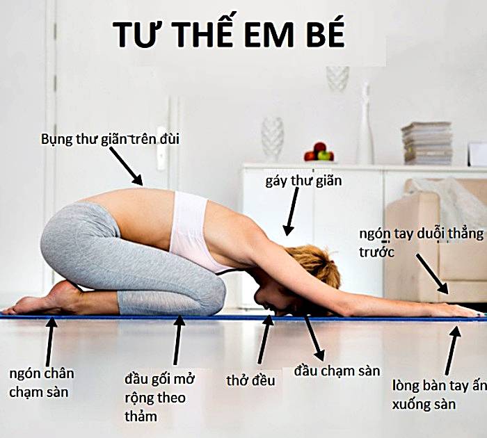 SKLĐ - Yoga: Tư Thế Em Bé-Balasana